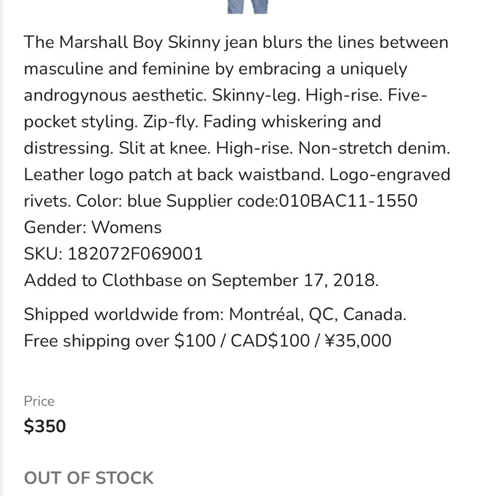 Moussy Vintage's Marshall Boy Skinny Jeans
Size 29 EUC 2 - Picture 9 of 14